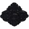 Ekena Millwork Piedmont Ceiling Medallion, Hand-Painted Steel Gray, 37"W x 26"H x 1 3/8"P CM37X26PESGS - alternate 4